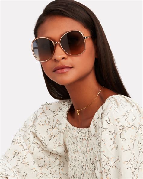 chloe oversized sunglasses.